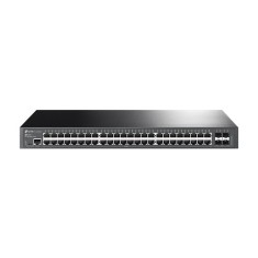 Switch 48 porturi RJ45 Gigabit, 4 x SFP+ 10G, L2 Management, 1U - TP-Link TL-SG3452X SafetyGuard Surveillance