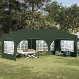 vidaXL Cort de Petrecere Pop-up Verde 575 x 288 x 245 cm 42019893