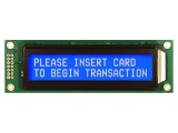 Afișaj LCD STN Negative 20x2 Albastru 5V NEWHAVEN NHD-0220D3Z-NSW-BBW-V3