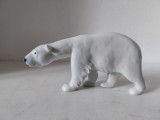 Urs polar bibelou portelan fin alb Royal Copenhagen Denmark #320, vintage - anii&#039;40