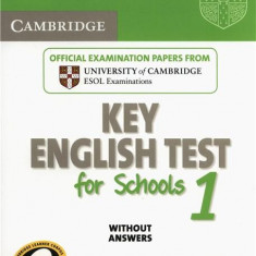 Cambridge Key English Test for Schools 1 Student's Book without Answers: Level 1 |