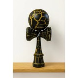 Cumpara ieftin Kendama crack negru cu galben, 18cm - KEND5520