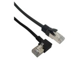 Patch Cord F/UTP Cat 6 cu RJ45 mufă &icirc;n unghi drept, 0,25m