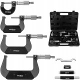 Set micrometru mecanic 0-100mm 8piese (KD10443)