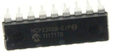 IO EXPANDER 8BIT I2C,PDIP18 TIP:MCP23008-E/P MCP23008-E/P MICROCHIP foto