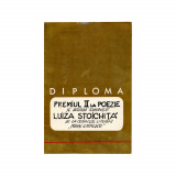 Diploma, Festivalul C&acirc;ntarea Rom&acirc;niei, cu semnătura olografă a lui Nichita Stănescu, 1978