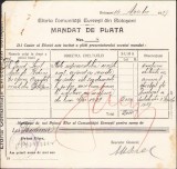 A2069 Mandat Eforia Comunității Evreiești Botoșani, 1929