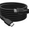 Cablu USB 4.0 DIGITUS USB C 2m negru nichelat triplu ecranat 20Gbps