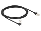 Patch cord S/FTP Cat 6a, 2m, LSZH, negru, 30AWG - DELOCK