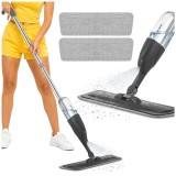 Mop cu pulverizator ZORTIVA 28074, 300 ml, rotire 360, 3 lavete incluse, maner 122 cm