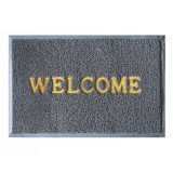 Covoras Intrare Tip-lufa - 38x58cm / Welcome Gri