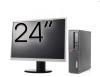 Pachet Calculator Refurbished LENOVO ThinkCentre M910s SFF, Intel Core i5-6500 3.20GHz, 8GB DDR4, 256GB SSD + Monitor 24 Inch + Windows 10 Home NewTec