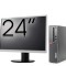 Pachet Calculator Refurbished LENOVO ThinkCentre M910s SFF, Intel Core i5-6500 3.20GHz, 8GB DDR4, 256GB SSD + Monitor 24 Inch + Windows 10 Home NewTec