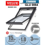 Fereastra mansarda VELUX GLU 0064, poliuretan, maner sus