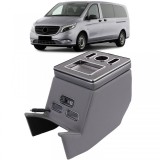 Cutie de depozitare pentru cotiera consola centrala gri, potrivita pentru Mercedes V-Class W447 Performance AutoTuning