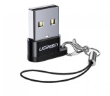 ADAPTOR Ugreen, &quot;US280&quot;, USB Type-C(M) la USB 2.0(T), incarcare max 3A, negru &quot;50568&quot; (timbru verde 0.08 lei) - 6957303855681