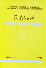 Buletinul constructiilor, vol. 2 (1990) foto