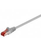 Cablu CAT6 PiMF SFTP 2m 2x RJ45 cupru ecranat gri Goobay