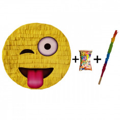 Pinata cu bat si confetti Emoji Zurliu, PinaStar