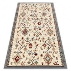 Covor din l&acirc;nă KILIM 7944/52934 Boho bej / gri, 80x140 cm