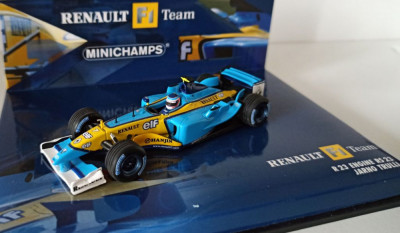 Macheta Renault R23 Jarno Trulli Formula 1 2003 - Minichamps 1/43 F1 foto