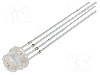 Dioda LED, 4,8mm, RGB, {{Luminozitate}}, 20mA, 1,8...2,6/2,9...3,6V, OPTOSUPPLY - OSTAPA56A1A