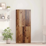 vidaXL Highboard din lemn vechi 60 x 32 x 153 cm - făcut din lemn prelucrat.