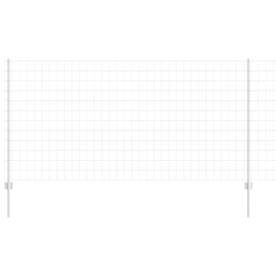 vidaXL &amp;Icirc;ngrădire cu st&amp;acirc;lpi Argintiu 1.2 x 10 m Oțel 3336172 foto