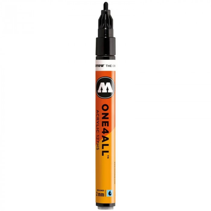 Marker acrilic Molotow ONE4ALL 127HS 2 mm Signal Black