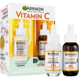 Garnier Skin Naturals Vitamin C set pentru &icirc;ngrijirea pielii 2 x 30 ml