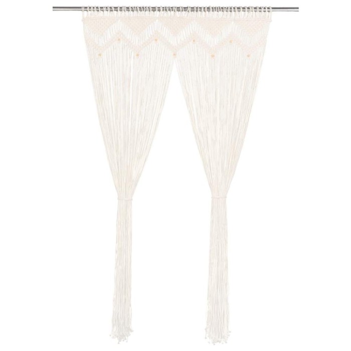 Perdea macrame, 140 x 240 cm, bumbac