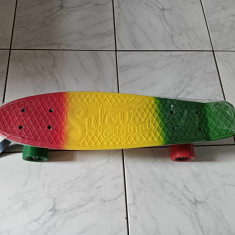 Vand Penny Board Sulov 3C 22inch, Verde/Galben/Rosu