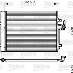 Condensator / Radiator aer conditionat FORD GALAXY (WA6) (2006 - 2015) VALEO 814184