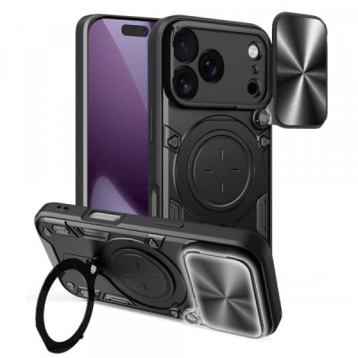 Husa pentru Apple iPhone 17 Pro, Techsuit, CamGuard Pro, Neagra foto
