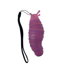 Jucarie senzoriala antistres, flippy, fidget toys, omida curcubeu, 11 cm, +3 ani, mov/roz
