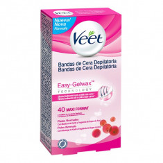 Benzi de Ceara Depilatoare Piele Normala Veet Easy Gelwax (Pachet de 40) foto