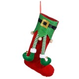 Ciorap Craciun suspendabil model Elf LO 28x50 cm