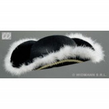 Accesoriu carnaval Tricorn cu Puf