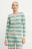 Fracomina cardigan femei, culoarea bej, light, FS25ST8006K414F8