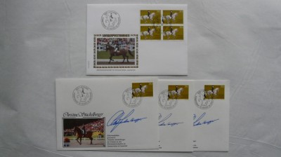 ELVETIA PARAGUAY CALARIE - DIFERITE PLICURI SI CIRCULATII CU AUTOGRAF foto