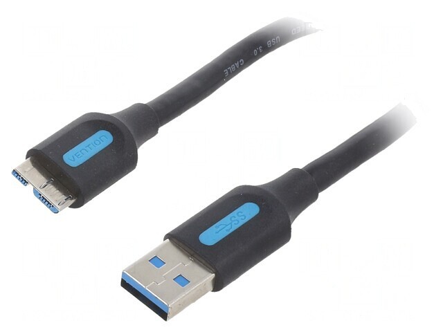 Cablu USB 3.0 A-Micro B 3m Negru