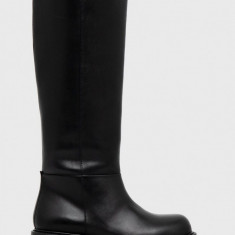 Vagabond Shoemakers Ghete de piele Cosmo 2.0 femei, culoarea negru, cu platformă