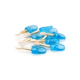 Set 8 aplicatoare fard de pleoape, Global Fashion, albastre