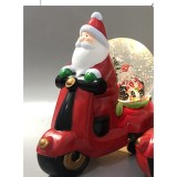 Lampa Rosie Tip Motocicleta, Glob 100mm, Alb Cald, Muzica, Cablu USB, 20x11.5x20cm, Flippy