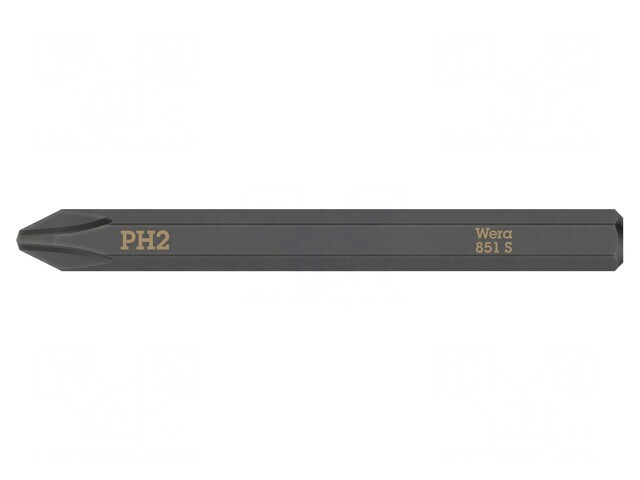 Bit Șurubelniță Phillips PH2 70mm 1/4&quot;