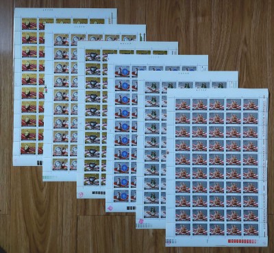 ✅RO 1973, LP 832,&amp;quot; Ceramica romaneasca&amp;quot; , serie in coli de 50 de marci ,MNH foto