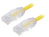 Patch cord UTP Cat6A galben 1m LSZH