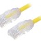 Patch cord UTP Cat6A galben 1m LSZH