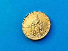 20 Lire 1964 Vatican-AUNC-RAR-in realitate arata bine!
