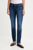 Levi&#039;s jeans 712 SLIM WELT POCKET culoarea negru A6199